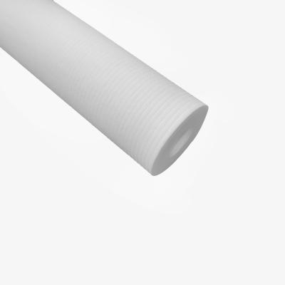 China Cartucho de filtro de fibra de vidro industrial com tampas de extremidade de PP e tipo de sulco à venda