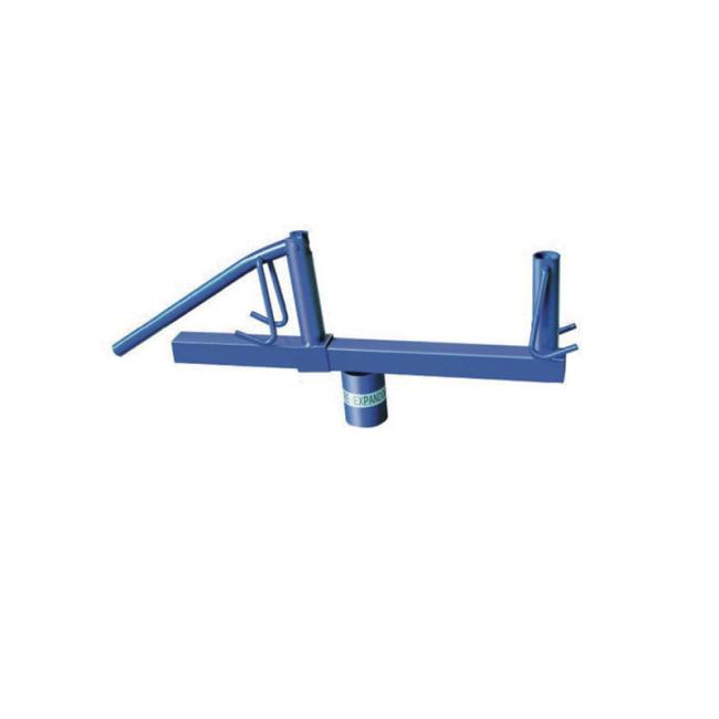 YD09-009 Vertical Hand-Operated Tire Spreader in use