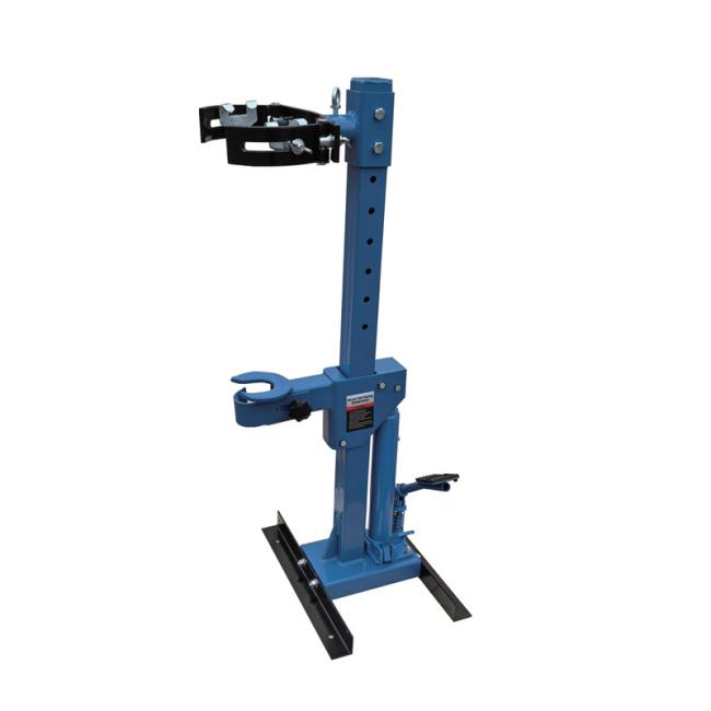 YD23-001 1Ton Hydraulic Spring Compressor in operation
