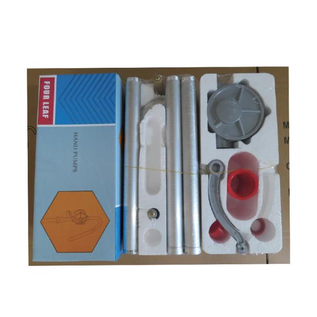 Close-up of rotary pump mechanism showing copper mesh filter and reversible action