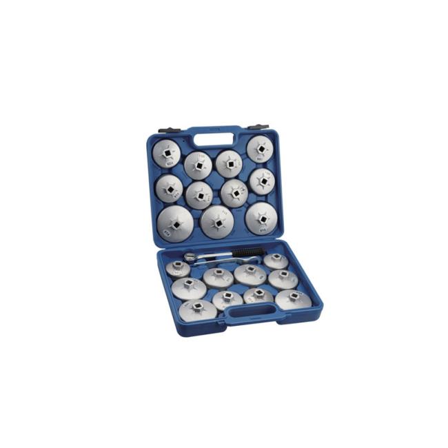 23-PCS Cap Type Oil Filter Wrench Set - Professional Automotive Tool