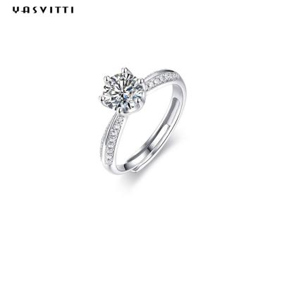 Китай кольца диапазона диаманта женщин Moissanite фестиваля обручального кольца диаманта 2.52g 22.1mm продается