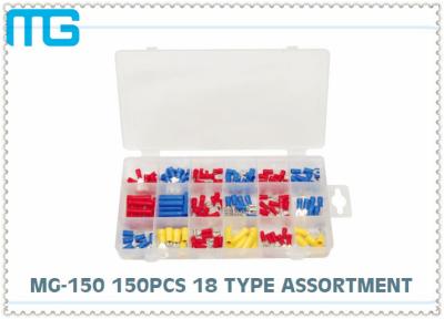 China MG - 150 Customized Wire Terminal Assortment Kit 18 Types Terminals / Disconnects With PO Box for sale