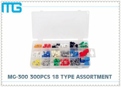 China 18 Types Terminal Assortment Kit  MG - 300 300 pcs E TE Disconnects FDD Connectors for sale