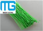 China Green / White Nylon Cable Ties , Plastic Tie Wraps 6 Inch 3 X 150mm Size for sale