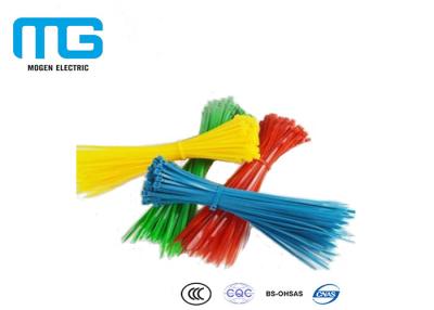 China Multi Color Reusable Cable Ties / Plastic Wire Ties With Erosion Control for sale