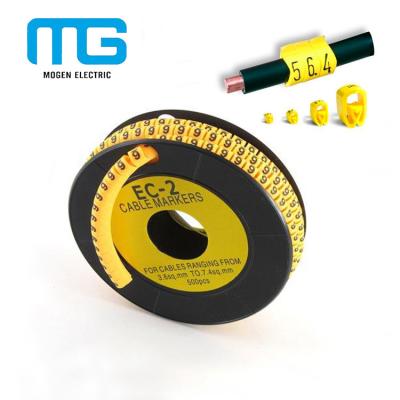 China EC-1 Cable Marker Sleeves / Clip Cable Marker / PVC Cable Marker Cable Accessories for sale