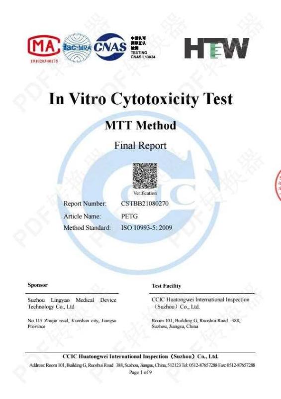 In Vitro Cytotoxicity Test - Suzhou Lingyao Pharmaceutical Equipment Co., Ltd.