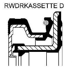 rwdr-kassette oil seal 165-195-16.5/18 oil seal oem 140368
