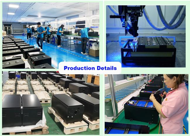 LiFePo4 Lithium Battery OEM ODM Rechargeable 51.2V 60AH 105AH 150AH 200AH Lithium Ion Battery Pack For EV/RV Golf Cart 3