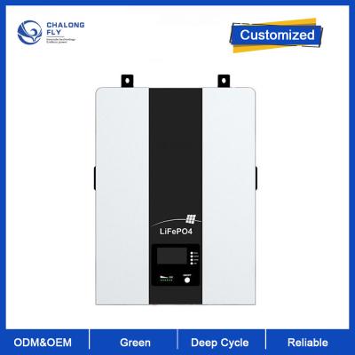 China LiFePO4 Lithium Battery 48V 100AH Home Backup Battery Pack 5KW 10KW OEM ODM Wall Mounted Solar Power Storage System for sale