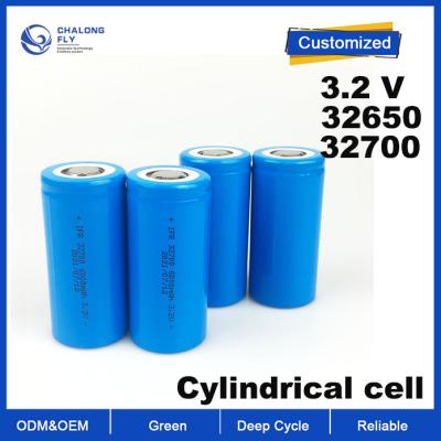 Китай OEM ODM LiFePO4 литийная батарея Цилиндрическая батарея оптом 32700 32650 Батарейные батареи 3,2 Вт 6000 мАх литийные батареи продается