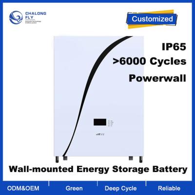 China OEM ODM Bateria de lítio LiFePO4 Bateria solar de armazenamento de energia doméstica montada na parede 5kwh 10kwh baterias de lítio à venda