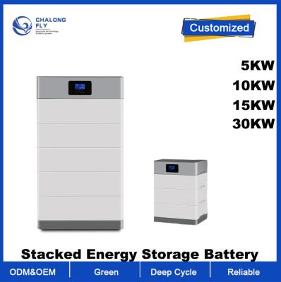 China OEM ODM LiFePO4 lithium battery 10KW 20KW lithium battery packs 51.2V 48V 400A Stacked Energy Storage for sale