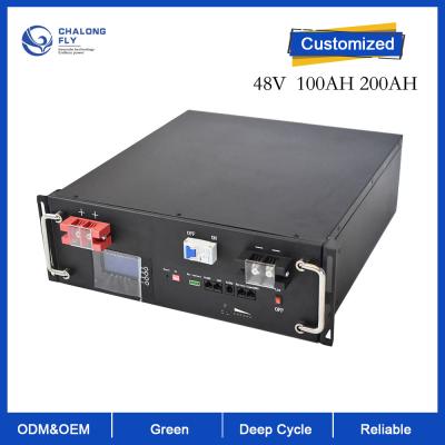 中国 OEM ODM LiFePO4のリチウム電池48V 51.2V 100Ah 150Ah 200Ahは電池をカスタマイズした 販売のため