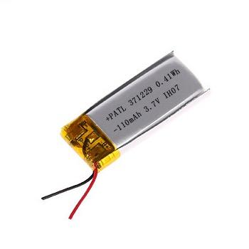 中国 3.7V 110mAh李ポリマー電池UL 1642はスピーカーのレコーダーのために証明した 販売のため
