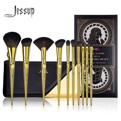 China Jessup 10pcs Basic Makeup Brushes Set for sale