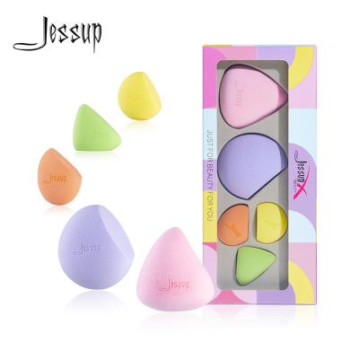 China Jessup 5pcs 47g Makeup Puff Sponge Colorful Multifunctional for sale