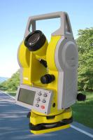 China High Precision Electronic Digital Theodolite Yellow Color With Large Screen GET202 for sale