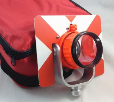 China Total Station Accessories NEW RED Single Prism w/ Bag for total station for sale