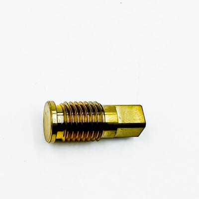 China Piezas de torneado de cobre amarillo del CNC, el trabajar a máquina redondo del cobre del compuesto de la herramienta de corte del hilo del torno en venta