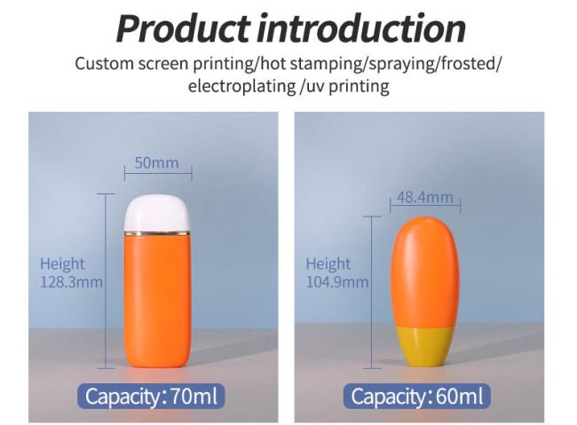 Sunscreen squeeze bottle alternative view