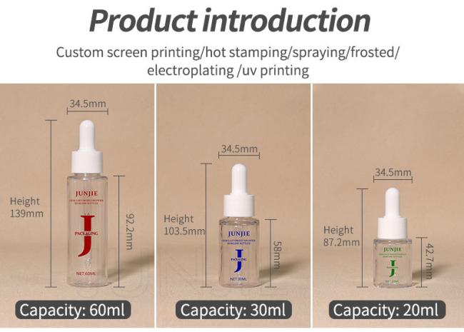 Junjie PET bottle collection showing multiple sizes