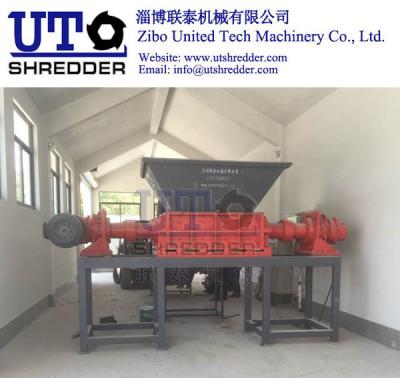 China Metal / e-waste double shaft shredder can customization for sale