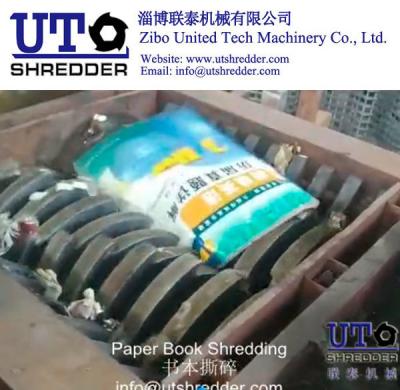 China industrial document shredder, heavy duty paper shredder, book shredder, carton shredder, cross cut shear box shredder for sale