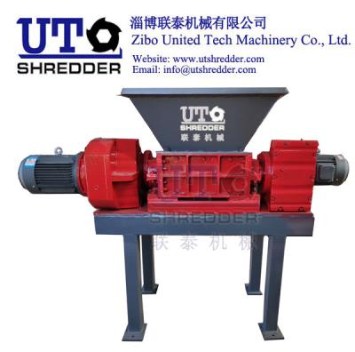 China high efficient low rotate speed dual rotor shredder for the paper crushing, carton crusher, paper industrial shred for sale