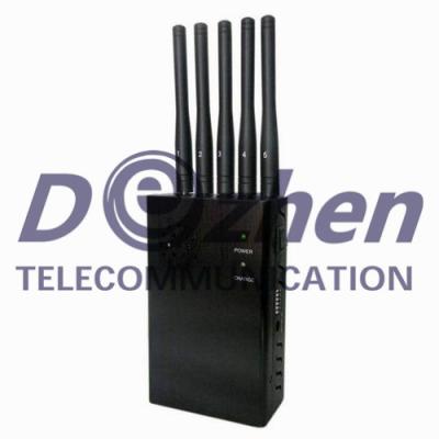 China Pocket Size Mobile Phone Signal Jammer With 4000mAh Built - In Battery for sale