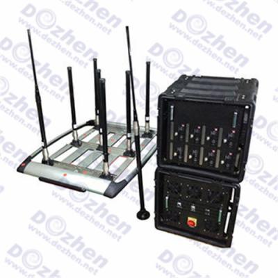 China 1000 Meters 8 Bands 590W Vehicle Wireless Signal Jammer wifi signal jammer for sale