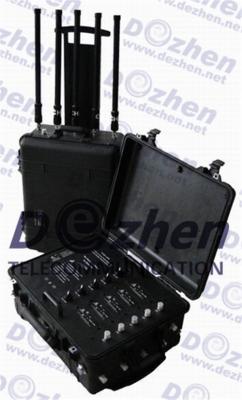 China Omnidirectional Antennas Cell Phone 600W Bomb Jammer DDS convoy jamming system signal jammer for sale