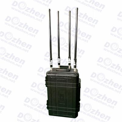 China 1000M WiFi 2.4G 5.8G 6 Bands Drone Signal Jammer drone signal scrambler for sale