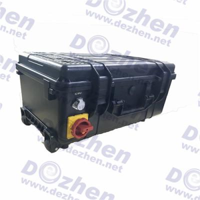 China High Power DDS Convoy Jamming System With EOD Vehicle Bomb Jammer backup battery system for sale