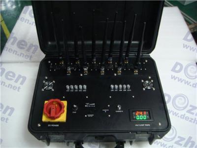 China Portable DDS High Power Cell Phone Vehicle Bomb Signal Jammer for sale