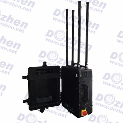 China vip protection Multi Band Portable DDS Jammer Military Vehicle Cell Phone wifi signal jammer for sale