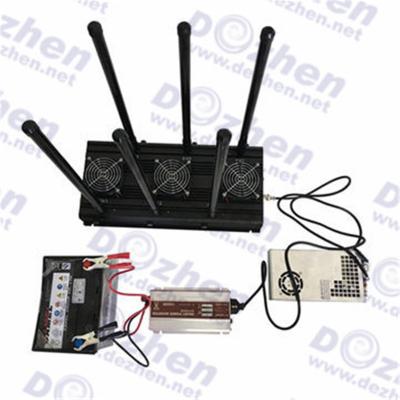 China UAV 157W Drone Signal Jammer 400~1000m Omni Directional Antennas for sale