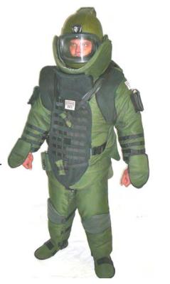China All Round Protection Bulletproof EOD Bomb Disposal Suit for sale