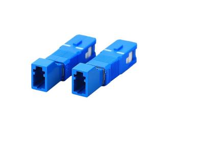 China Hybrid Fiber Optic Adapter Singlemode Simplex / Duplex LC To SC Male Adapter for sale