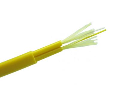 China LSZH / PVC / TPU Ruggedised Duplex Flat With 3.0mm / 2.0mm Indoor Fiber Optic Cable for sale