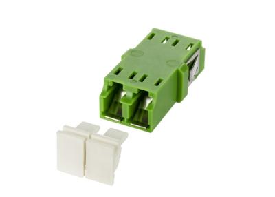 China LC Fiber Optic Adapter with Internal Shutter with Flange or Without Flange for sale
