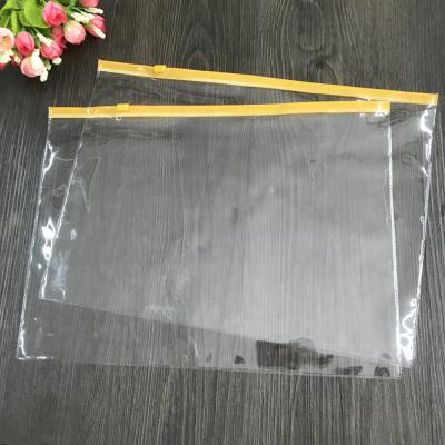 China A4/5/6 A3 Zipper Clear Document Pouch Waterproof Box File Folder Envelope Carry for sale