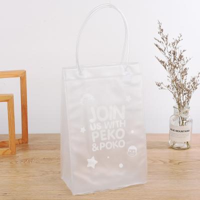 China Bolsos plásticos transparentes de las mujeres del Pvc que hacen compras Tote Bag 12x6x12 en venta