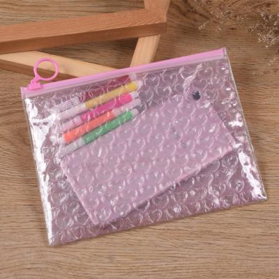 China Plastic Pvc Packing Bags Pvc Zip Bags zipper Frosted Zipper Apparel Clothing Packaging for sale