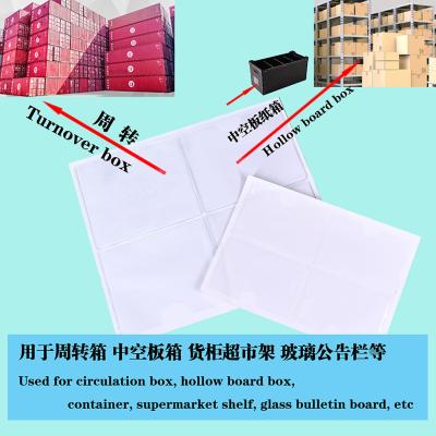 China Clear Soft Pvc Card Holder Tag Reusable ID Durable Accept Customized Logo for sale