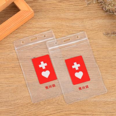 China Wallet Id Card Pvc Holder Custom Logo Fashionable Credit Card Sleeve Protector for sale