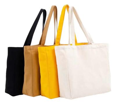 China 17 Inch Laptop Luxury Canvas Grocery Tote Bags Shoulder for sale
