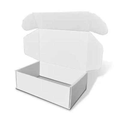 China Caixas de presente do Livro Branco de Kraft com empacotamento ondulado da caneca de café do correio do cartão da tampa à venda