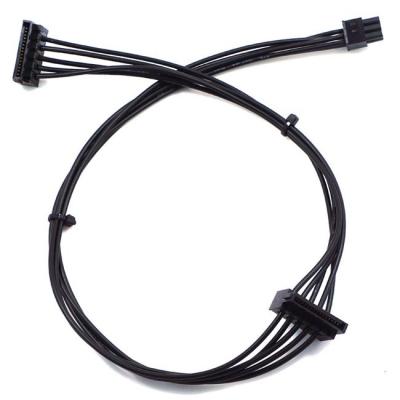 China Hard Drive Power Extension Cable Computer OD2.1mm 6P 45cm for sale